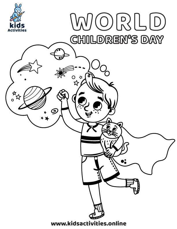Free printable childrens day colouring activities pdf â kids activities