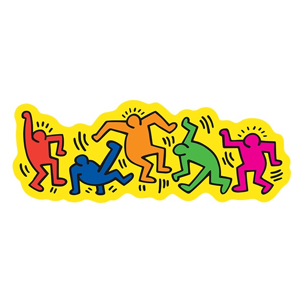 Sticker keith haring dance