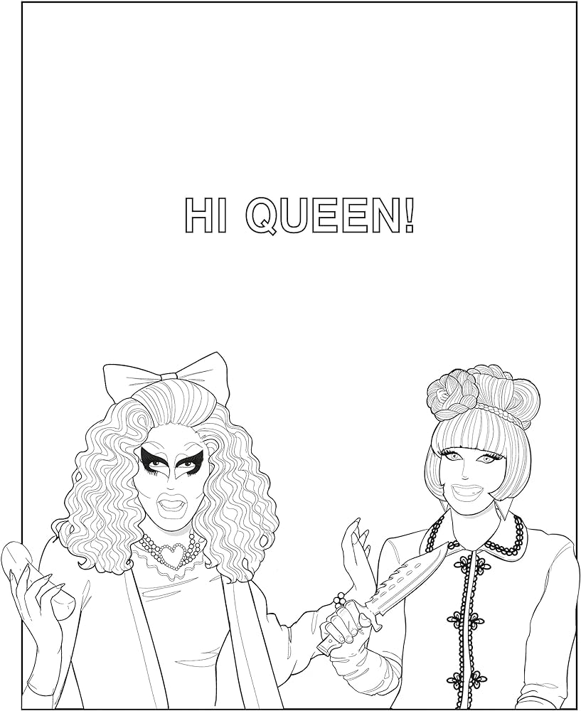 The official trixie and katya coloring book mattel trixie katya bellissimo aly books