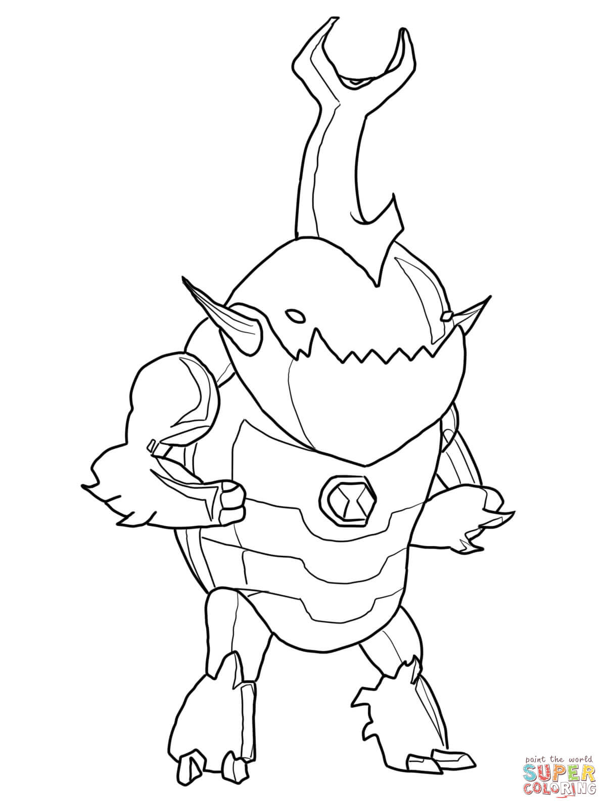 Ben eatle coloring page free printable coloring pages