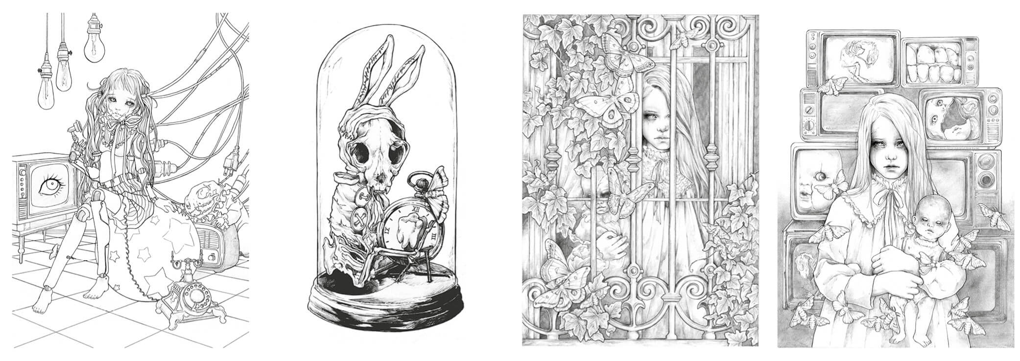 New issue colouring heaven dark dolls special colouring heaven