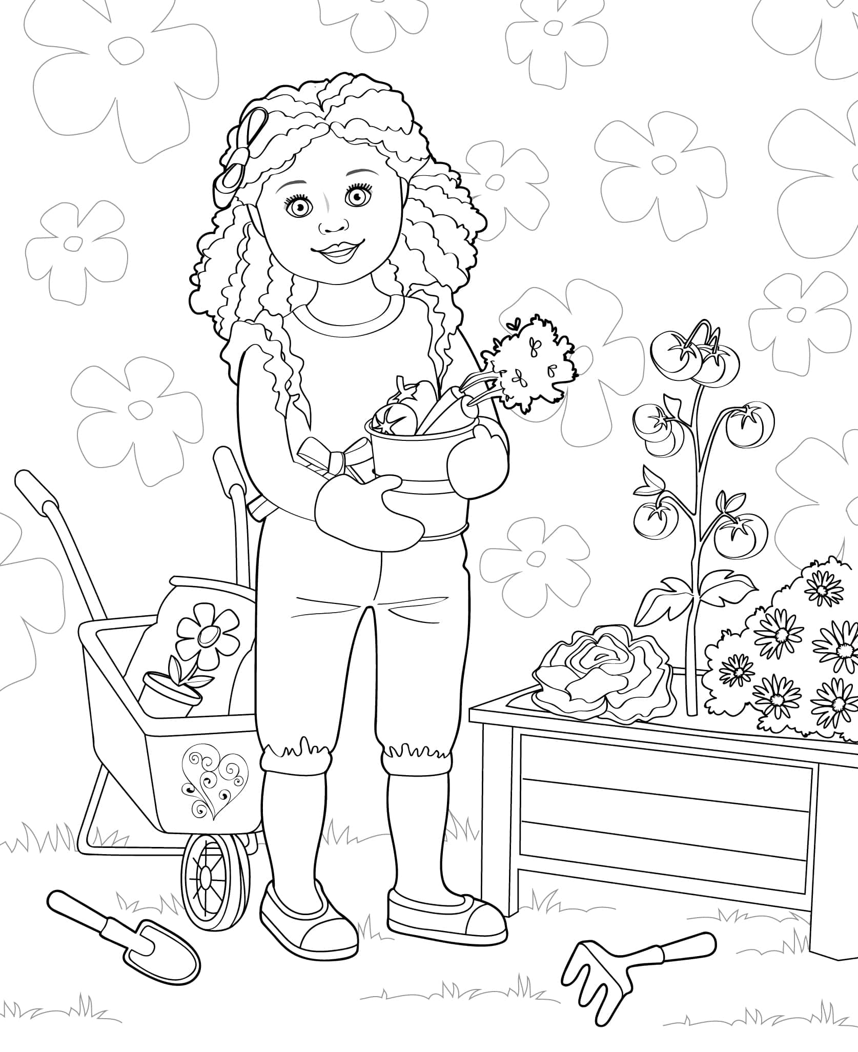 Doll coloring pages for girls our generation
