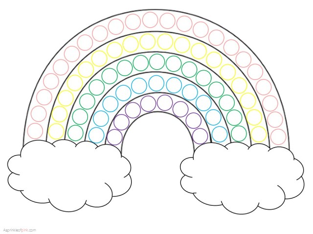 Rainbow dot activity