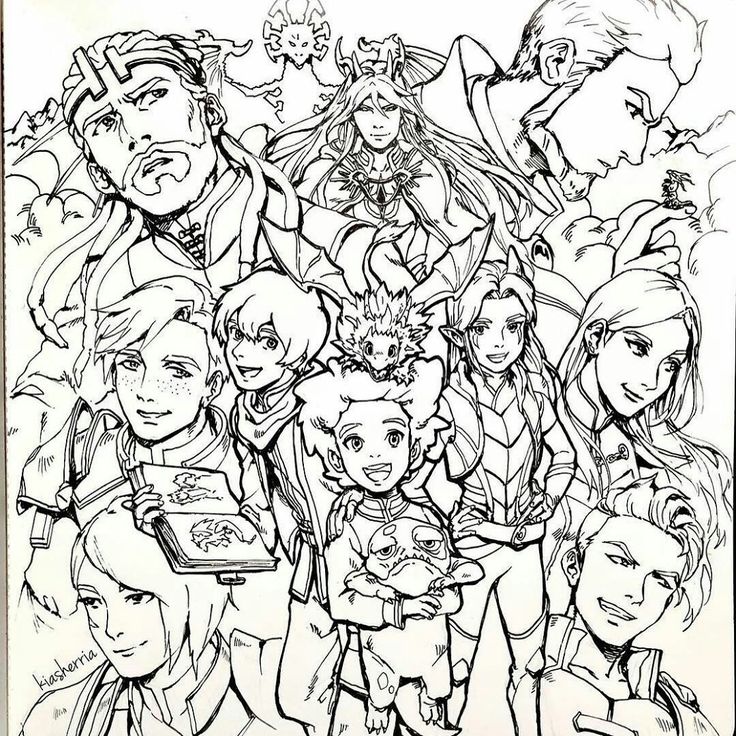 Author kiasherria the dragon prince dragon princess prince dragon coloring pages