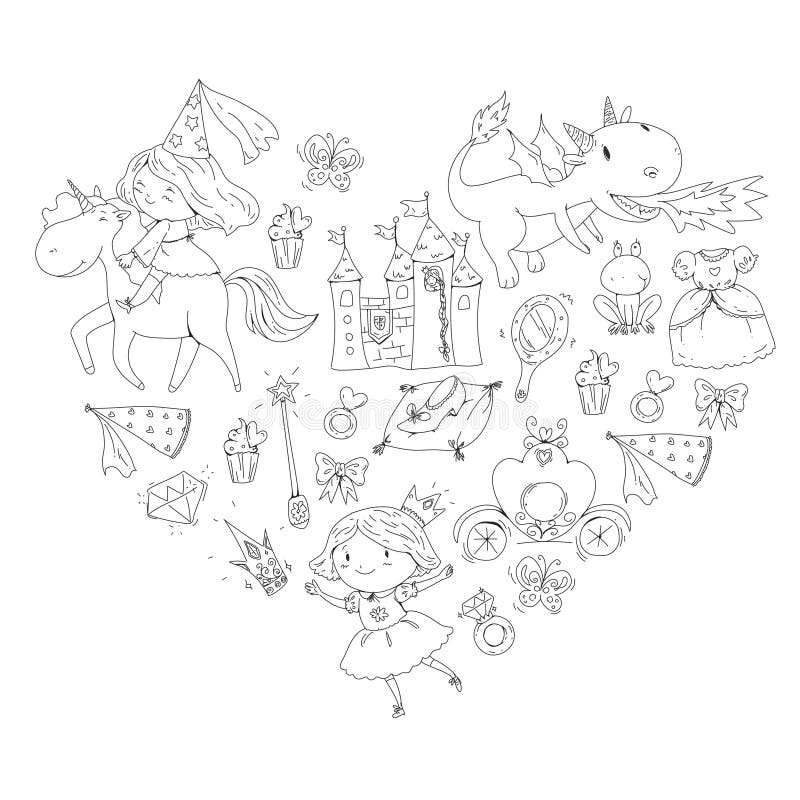 Castle dragon coloring page stock illustrations â castle dragon coloring page stock illustrations vectors clipart