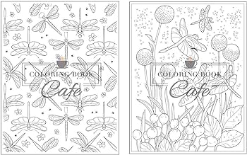 Dragonfly coloring book an adult coloring book featuring magil dragonflies and beautiful floral and nature patterns for stress relief and relaxation fe coloring book books