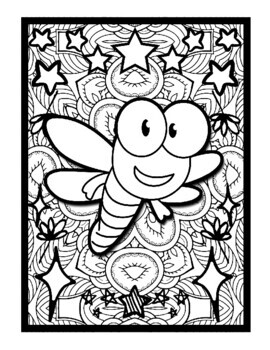 Dragonfly mindfulness mandala coloring pages insects arachnids coloring pdf