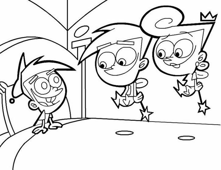 The fairly oddparents coloring pages pãginas para colorear los padrinos magicos libro de colores