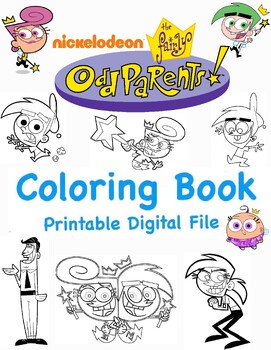 Wanda fairly odd parents coloring book