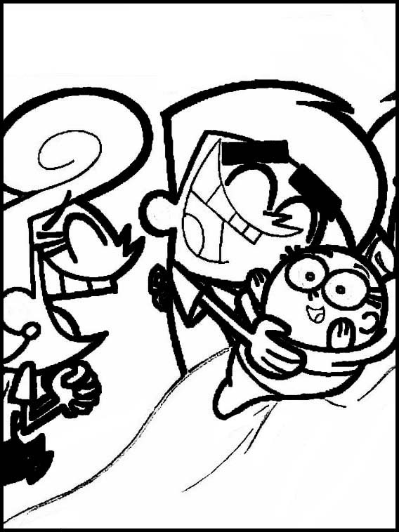 Coloring pages the fairly oddparents