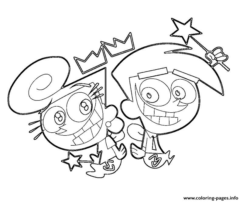 Fairy odd parents cartoon s cartoonbc coloring page printable