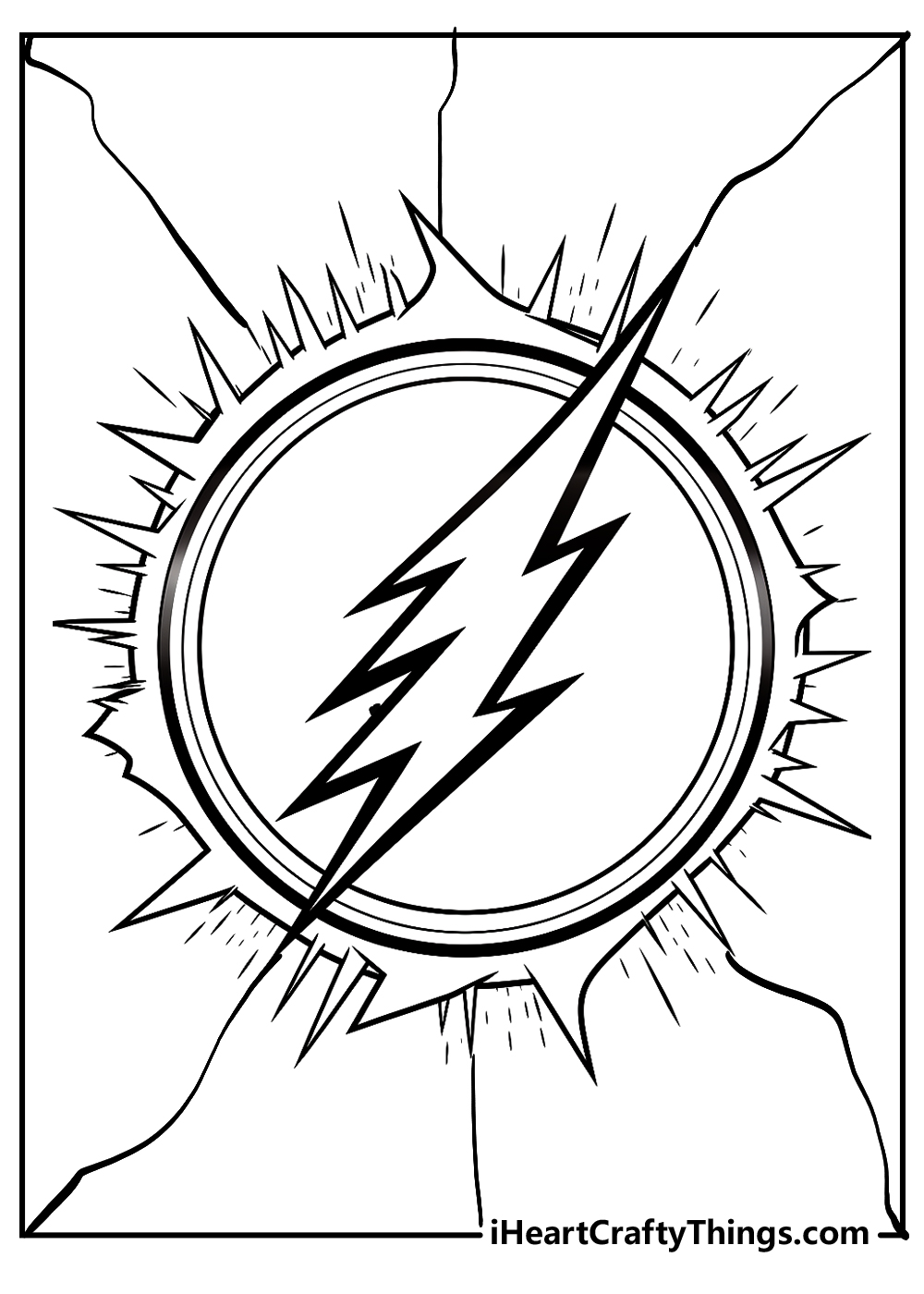 Printable the flash coloring pages updated