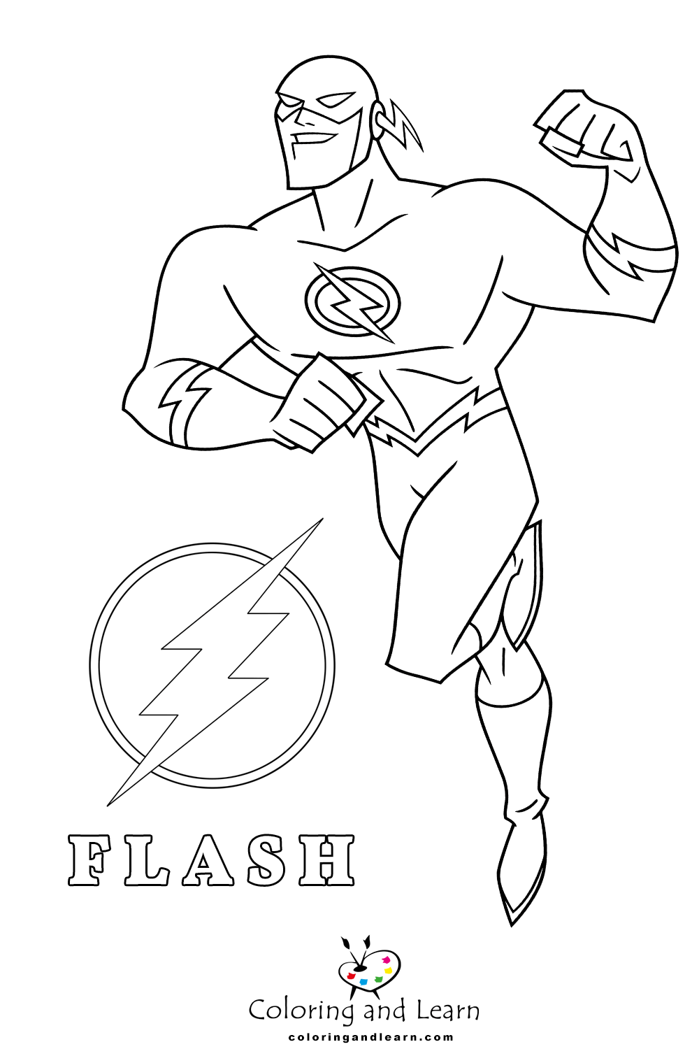 Flash coloring pages
