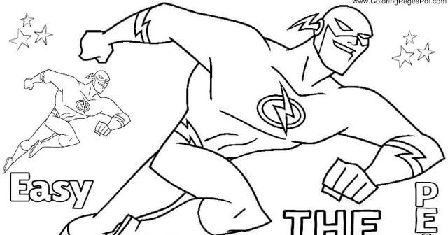 Flash coloring pages for kids rcoloringpagespdf