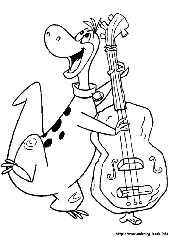 The flintstones coloring picture