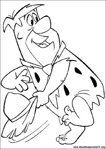 The flintstones coloring pages crafts and worksheets for preschooltoddler and kindergarten