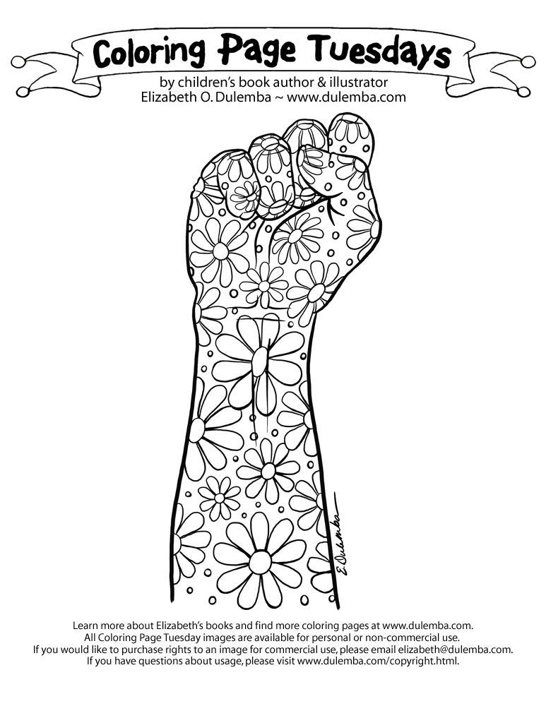 Coloring page tuesday