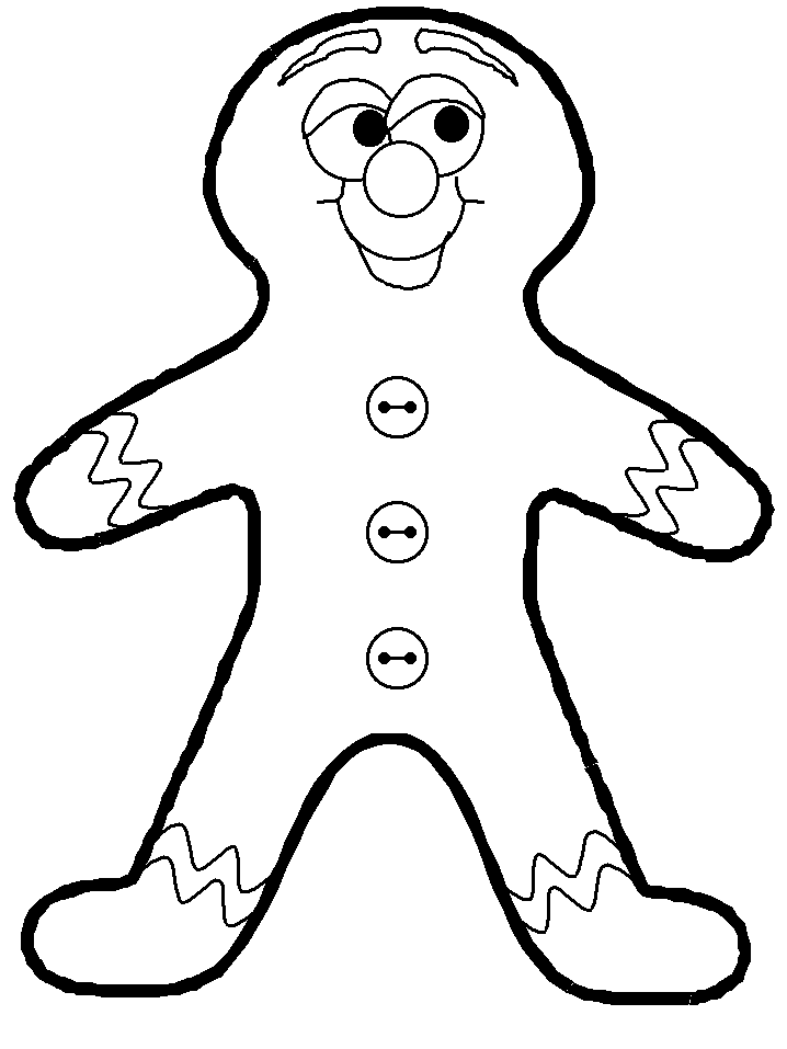 Gingerbread man activity worksheet