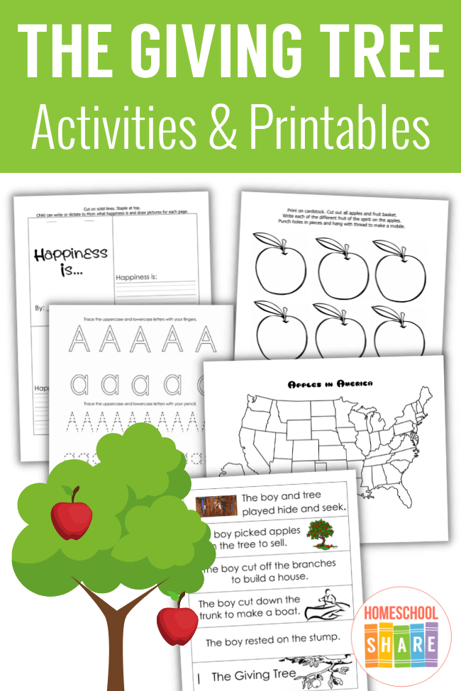 Free the giving tree activities