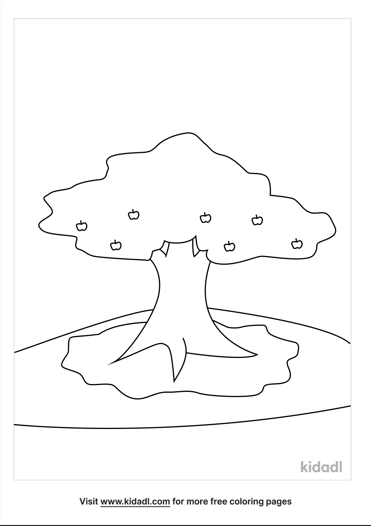 Free giving tree coloring page coloring page printables