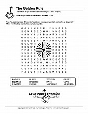 Golden rule childrens bible coloring page from s
