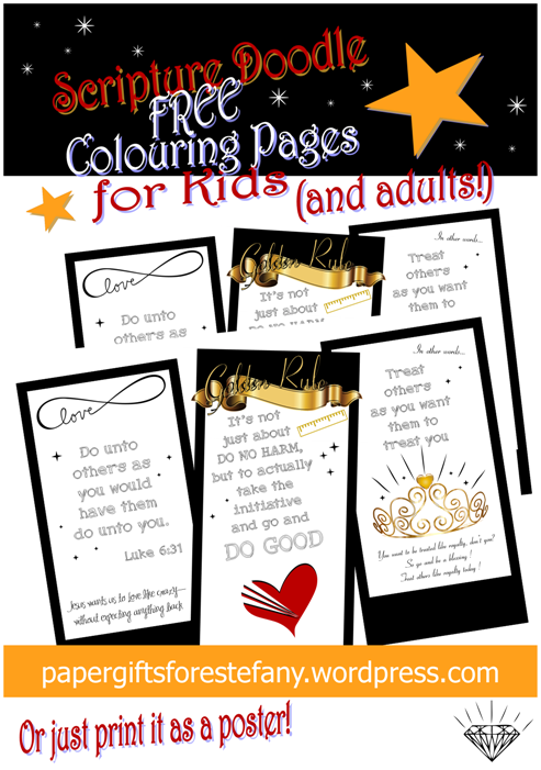 Golden rule links paper gifts for estefany