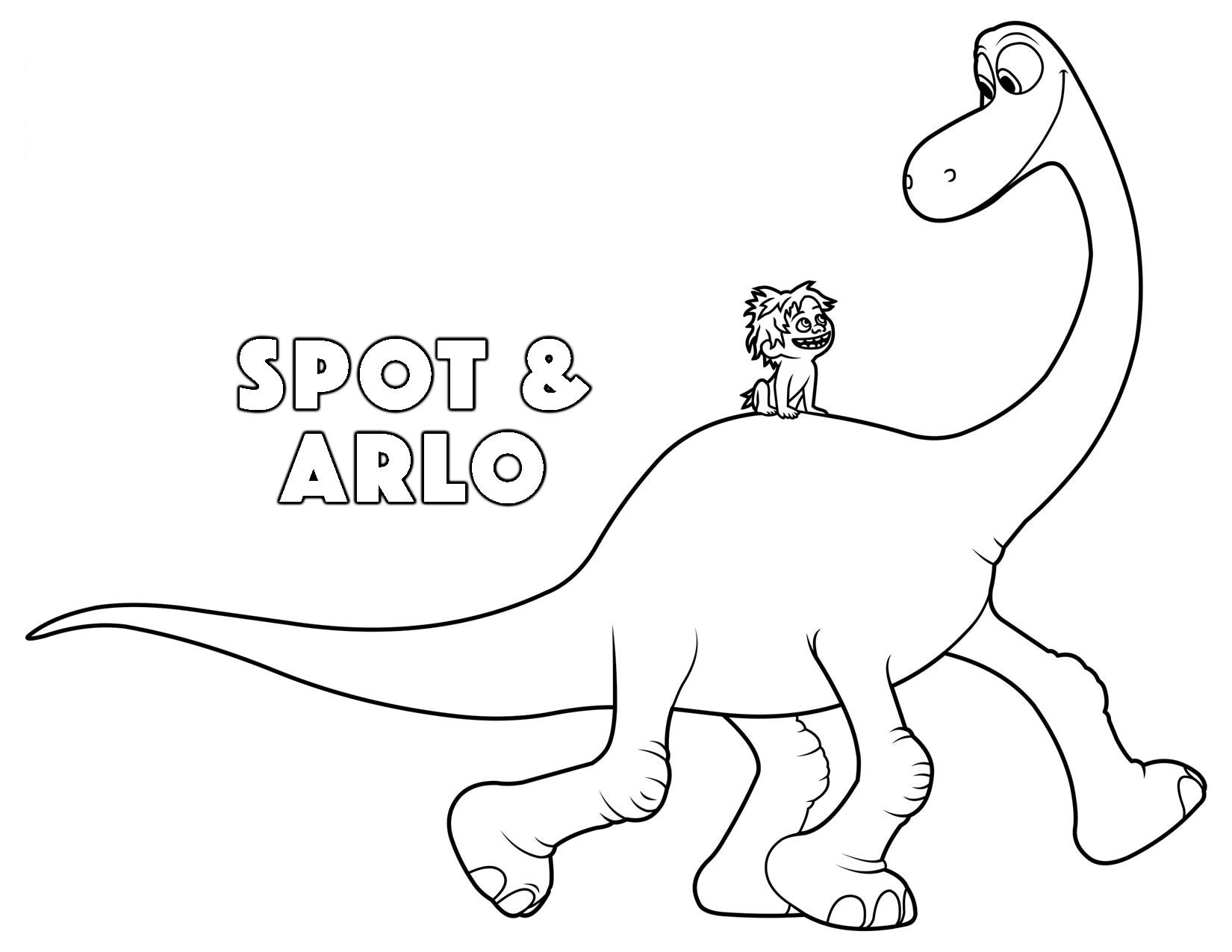 The good dinosaur coloring pages