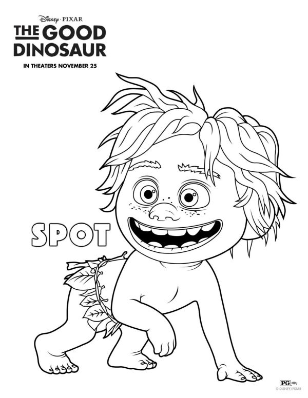 Free disney the good dinosaur spot coloring page mama likes this dinosaur coloring pages the good dinosaur dinosaur coloring