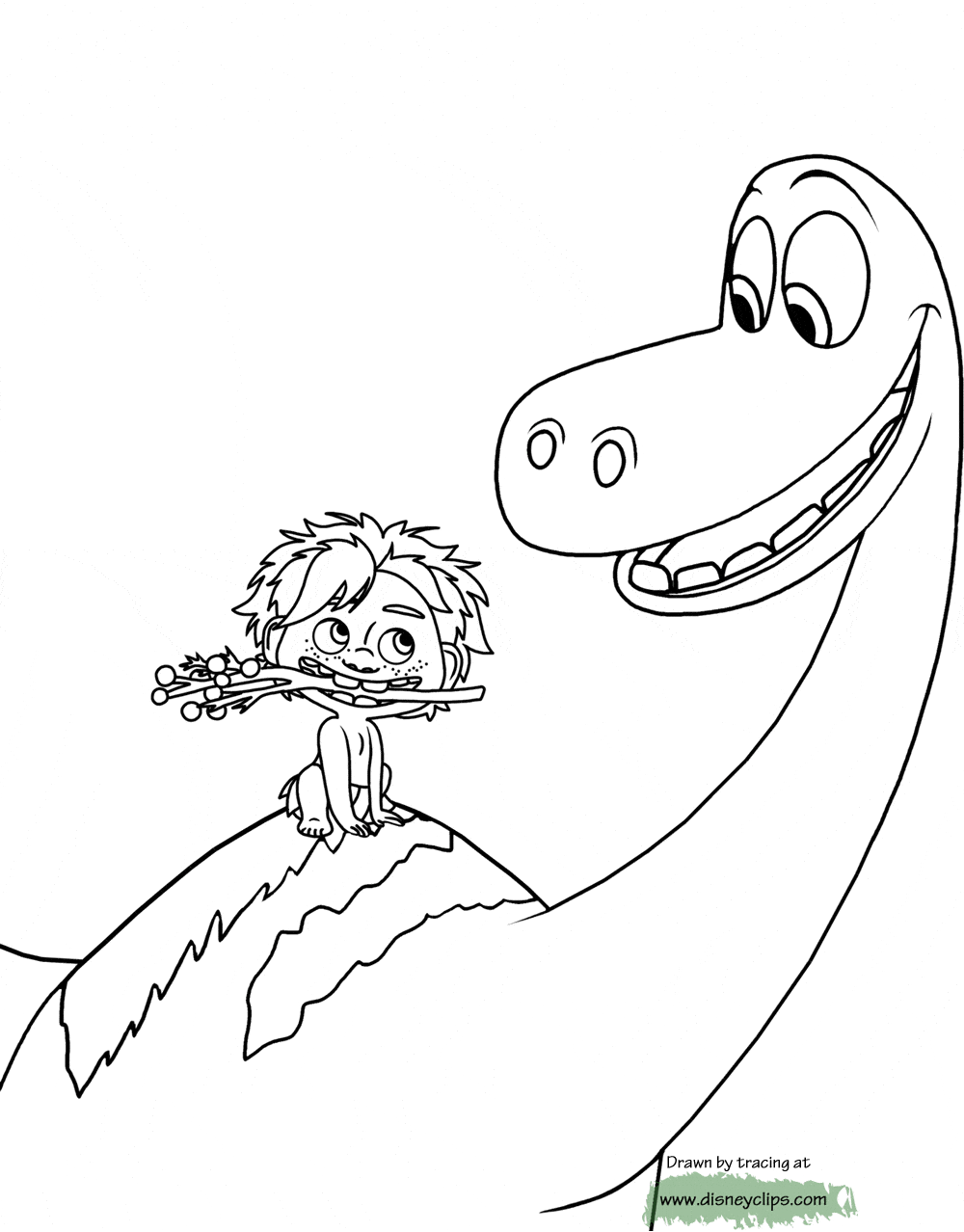The good dinosaur coloring pages