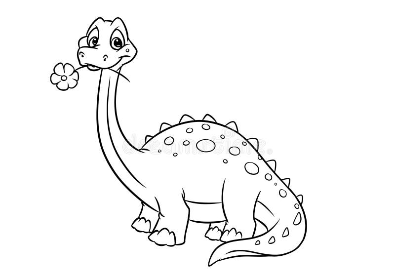 Dinosaur coloring pages stock illustrations â dinosaur coloring pages stock illustrations vectors clipart