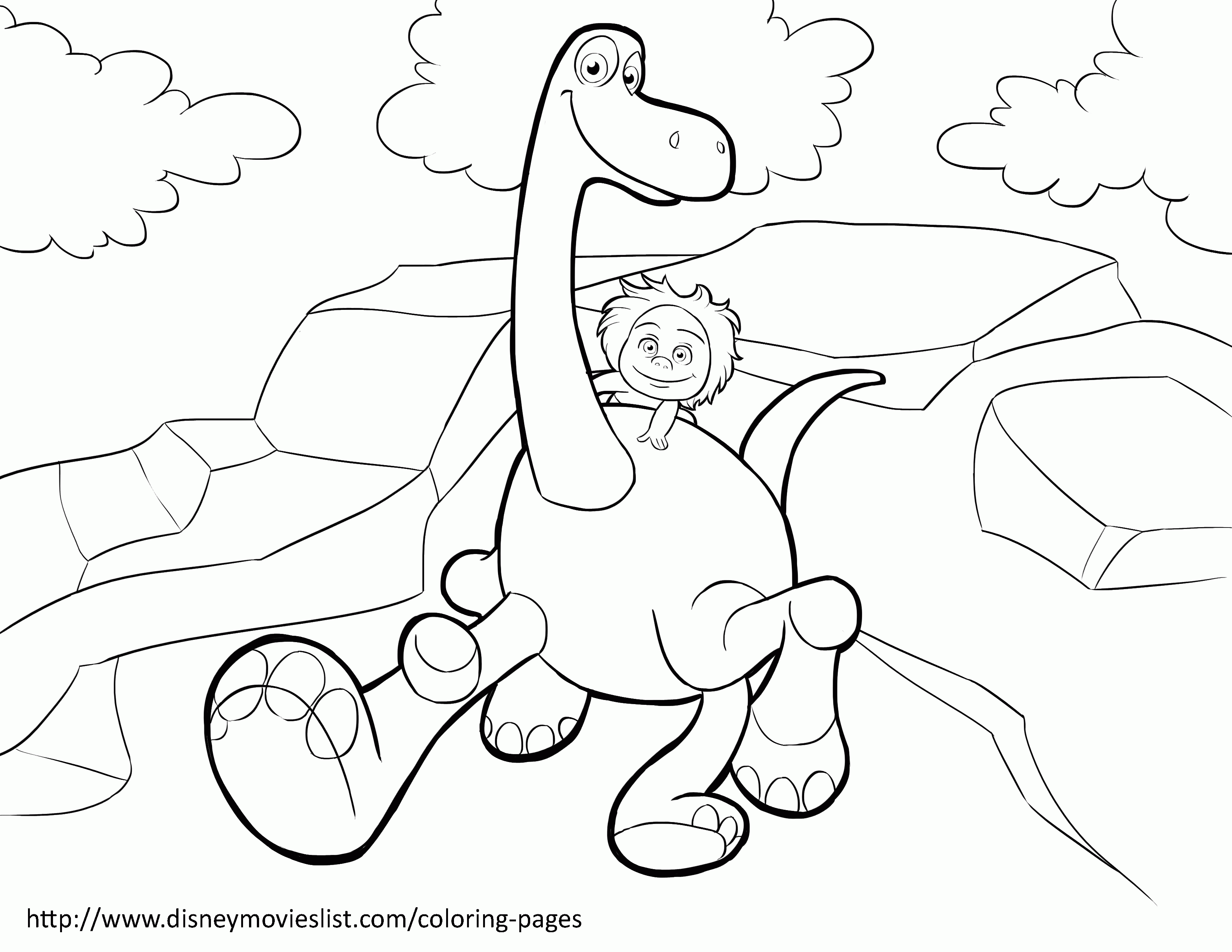 Good dinosaurs coloring pages