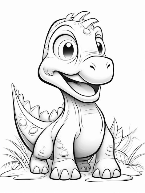 Page coloring chibi dinosaurs book pictures