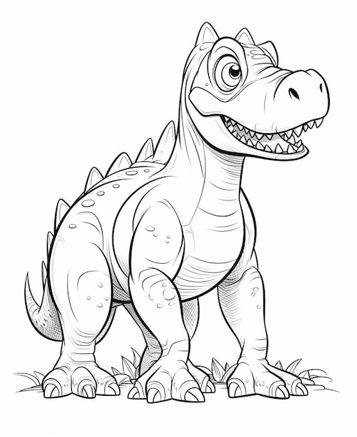 Page t rex coloring sheet images