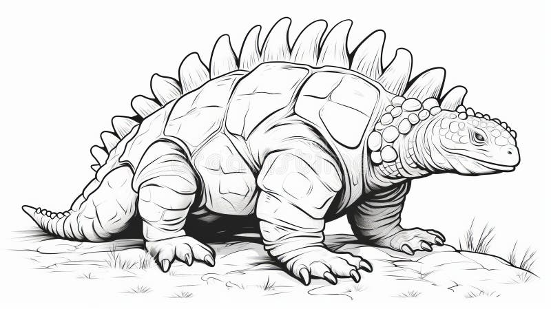 Dinosaur to coloring pages stock illustrations â dinosaur to coloring pages stock illustrations vectors clipart