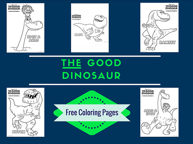The good dinosaur coloring pages more gooddino