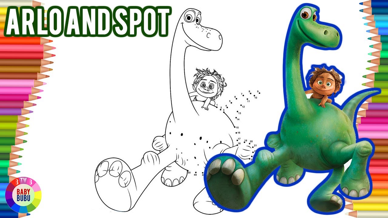 Arlo and spot coloring pages coloring arlo from the good dinosaur new first teaser trailer