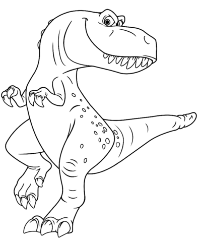 Ramsey from the good dinosaur coloring page free printable coloring pages