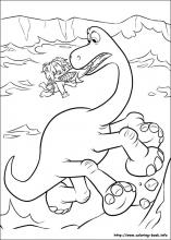The good dinosaur coloring pages on coloring