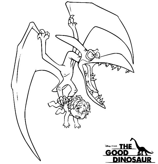 The good dinosaur coloring pages