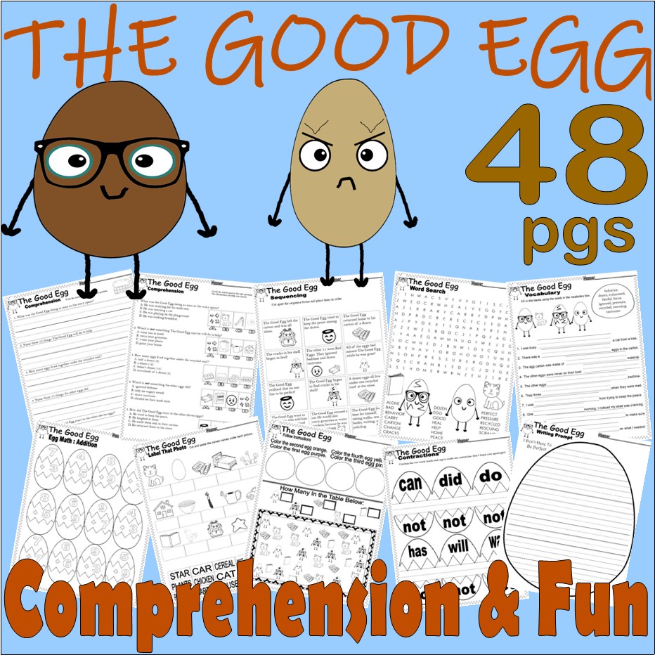The good egg john jory book panion made by teachers