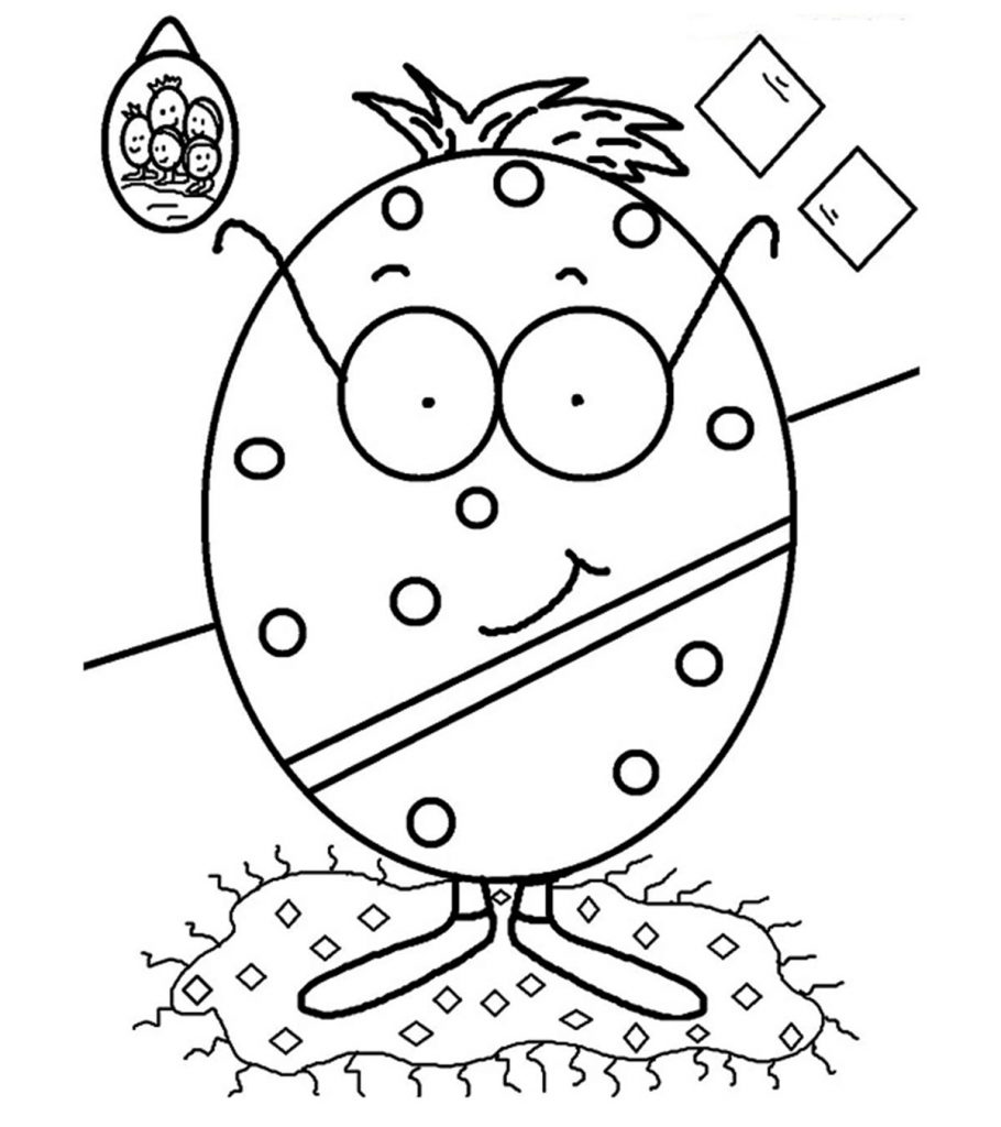 Top free printable lovely egg coloring pages online