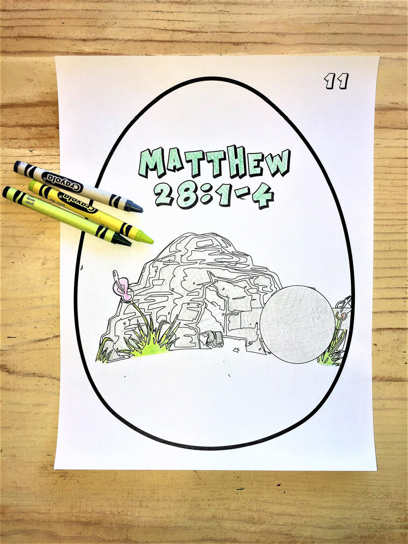 Free easter eggs coloring pages