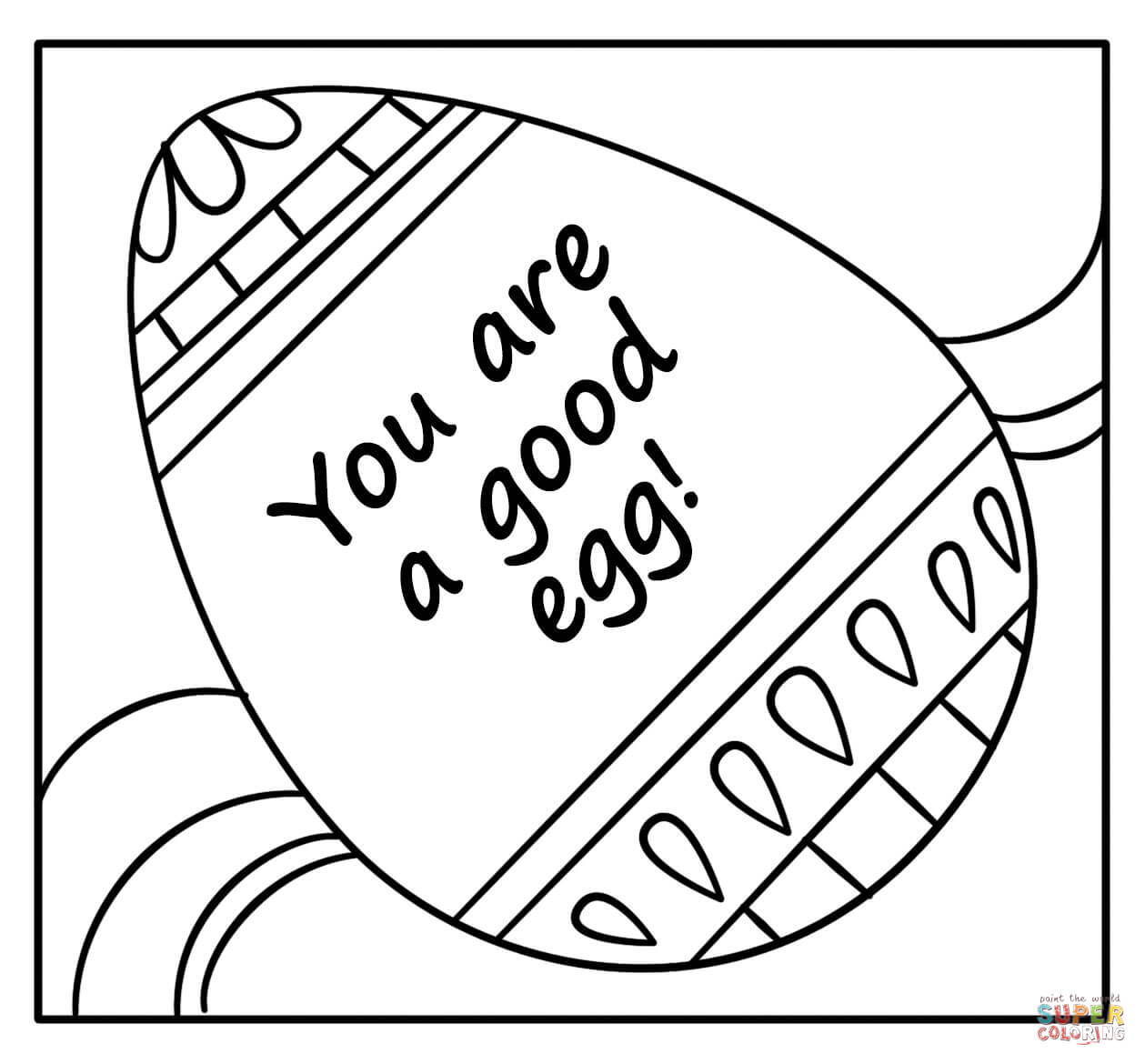 You are a good egg