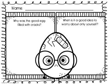 The good egg differentiated book panion for prek through nd grade relief teaching ideas classroom books guidance lessons