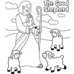 The good shepherd coloring page