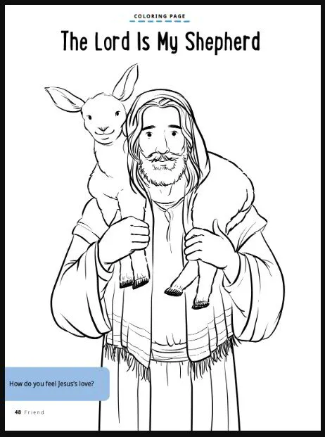 The good shepherd parable bible lesson activities for kids