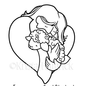 Good shepherd coloring pages for children