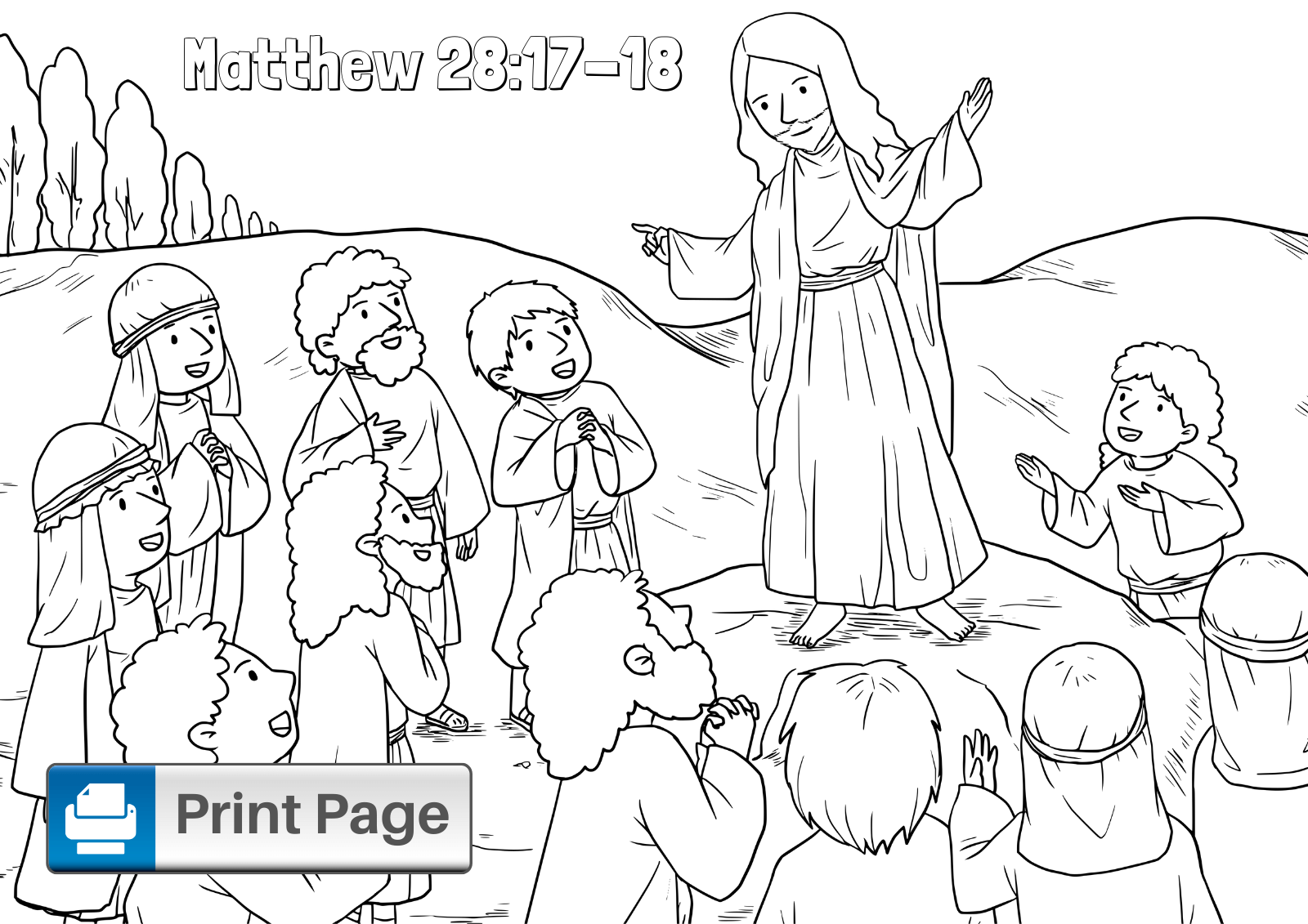 The great commission coloring pages free printables â connectus