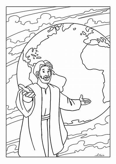 Great mission coloring page bible coloring pages bible coloring sunday school coloring pages