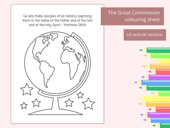 Printable great mission coloring page disciples of all nations kids bible crafts sunday school coloring matthew